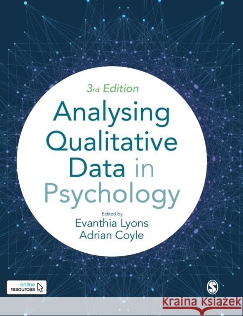 Analysing Qualitative Data in Psychology Evanthia Lyons Adrian Coyle 9781529702101 Sage Publications Ltd