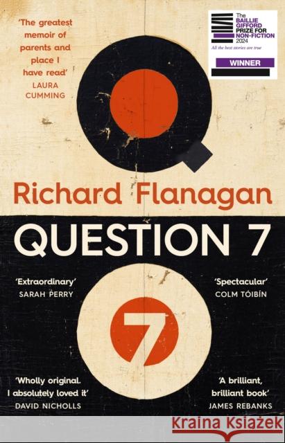 Question 7 Richard Flanagan 9781529935479