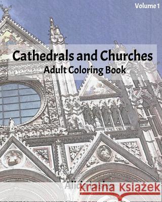 Cathedrals and Churches: Adult Coloring Book, Volume 1: Cathedral Sketches for Coloring Alicia Lasley 9781530167760 Createspace Independent Publishing Platform