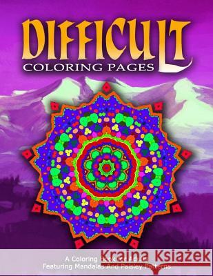 DIFFICULT COLORING PAGES - Vol.8: coloring pages for girls Charm, Jangle 9781530323050 Createspace Independent Publishing Platform
