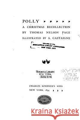 Polly, a Christmas recollection Page, Thomas Nelson 9781530605552