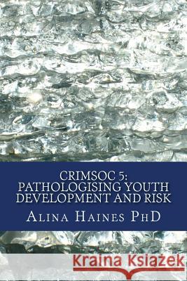 Crimsoc 5: Pathologising Youth Development and Risk Alina Hayes Alina Haines Elizabeth Perkins 9781530670857 Createspace Independent Publishing Platform