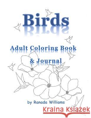 Birds Adult Coloring Book Ranada Williams 9781530743308 Createspace Independent Publishing Platform