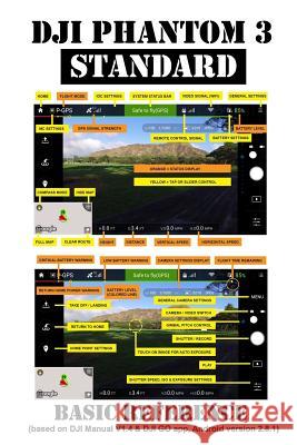 Dji Phantom 3 Standard: Basic Reference Greg Keast 9781530798797 Createspace Independent Publishing Platform