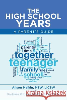 The High School Years: A Parent's Guide Alison Malki Barbara Gibso 9781532072840 iUniverse