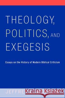 Theology, Politics, and Exegesis Jeffrey L Morrow 9781532614941