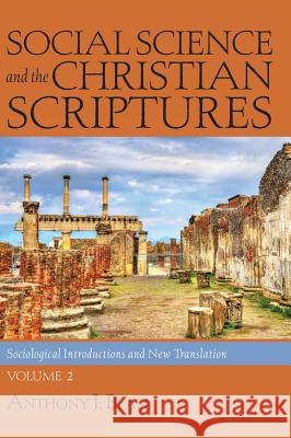 Social Science and the Christian Scriptures, Volume 2 Anthony J Blasi 9781532615115