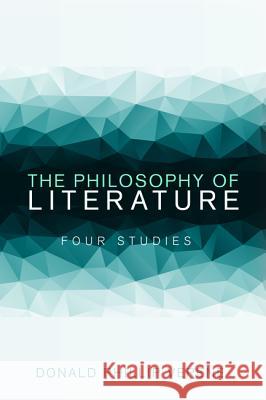 The Philosophy of Literature Donald Phillip Verene 9781532641732 Cascade Books