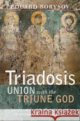 Triadosis: Union with the Triune God Eduard Borysov   9781532646034 Pickwick Publications