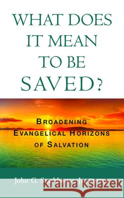 What Does it Mean to Be Saved? John G. Jr. Stackhouse 9781532689123 Wipf & Stock Publishers