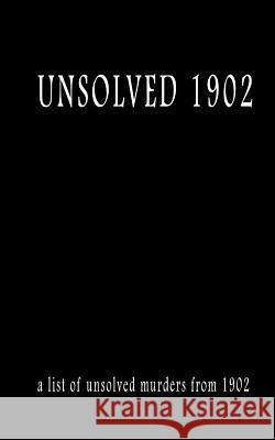 Unsolved 1902 MR Pat Finn 9781532727825 Createspace Independent Publishing Platform