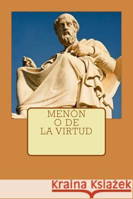 Menon (Spanish Edition) Platon 9781532819780 Createspace Independent Publishing Platform