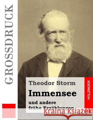 Immensee (Großdruck): und andere frühe Erzählungen Storm, Theodor 9781532852008 Createspace Independent Publishing Platform