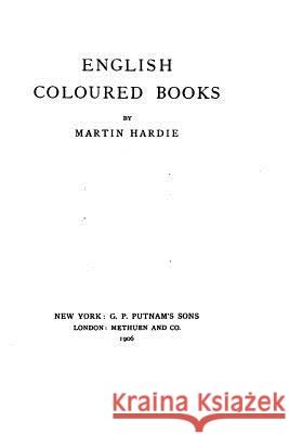 English Coloured Books Martin Hardie 9781532907708