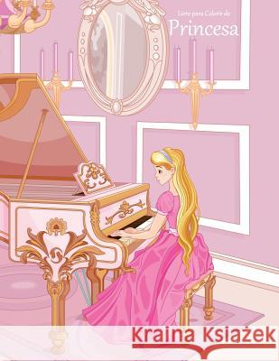 Livro para Colorir de Princesa 1 Nick Snels 9781532932519 Createspace Independent Publishing Platform