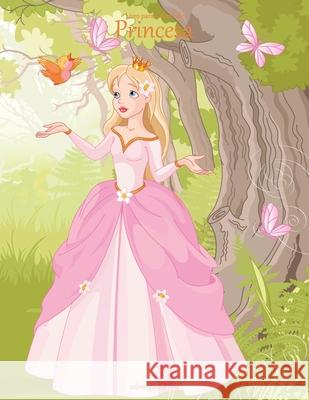 Livro para Colorir de Princesa 1 & 2 Nick Snels 9781532932533 Createspace Independent Publishing Platform