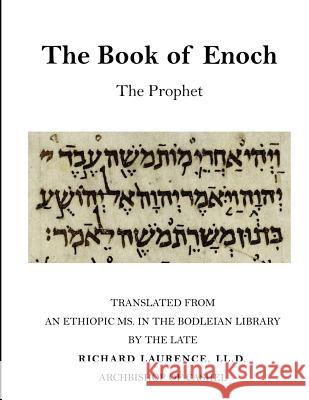 The Book of Enoch Enoch                                    Richard Laurence 9781532970115