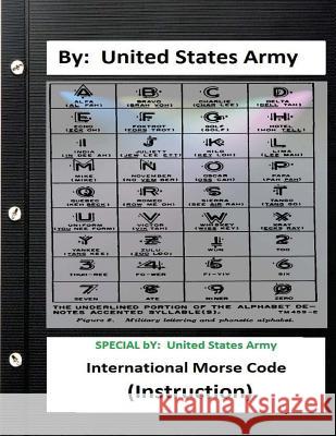 International Morse Code (Instruction) (SPECIAL) Army, United States 9781533095411 Createspace Independent Publishing Platform