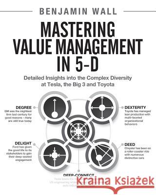 Mastering Value Management in 5-D: Detailed Insights into the Complex Diversity at Tesla, the Big 3 and Toyota Wall, Benjamin 9781534656697