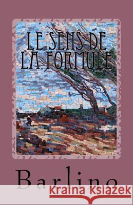 Le sens de la formule: Les mots d'un père Barlino 9781534895546 Createspace Independent Publishing Platform