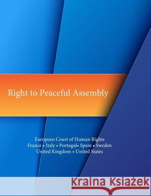 Right to Peaceful Assembly: European Court of Human Rights Law Library of Congress                  Penny Hill Press 9781535064903 Createspace Independent Publishing Platform