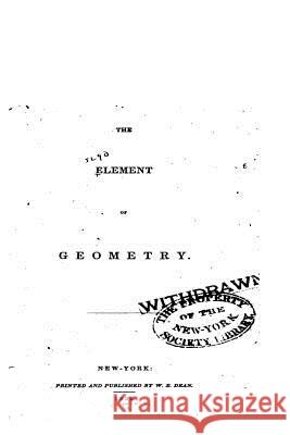 The Element of Geometry John Playfair 9781535117463 Createspace Independent Publishing Platform