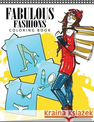 Fabulous Fashions coloring Book: 1960s Fashion Coloring Book for Adults Riho Nagashima 9781535164955