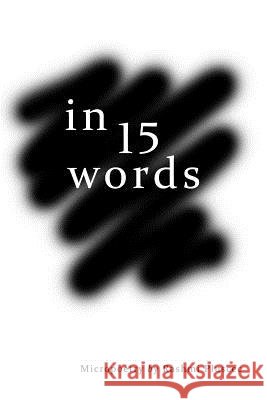 in 15 words Rashmi Pluscec 9781535206938