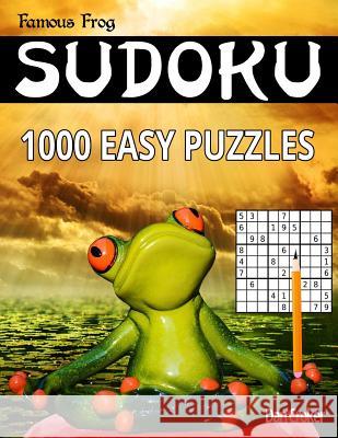 Famous Frog Sudoku 1,000 Easy Puzzles: A Brain Yoga Series Book Dan Croker 9781535311779