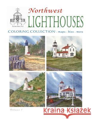 Northwest Lighthouse Coloring Collection MS Olivia Jane Williams 9781535543194 Createspace Independent Publishing Platform