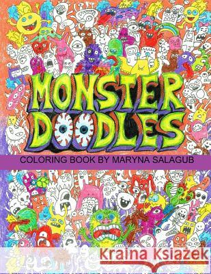 Doodle monsters coloring book Salagub, Maryna 9781535553544