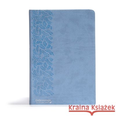 CSB (In)Courage Devotional Bible, Blue Leathertouch Indexed Csb Bibles by Holman 9781535924962 Holman Bibles