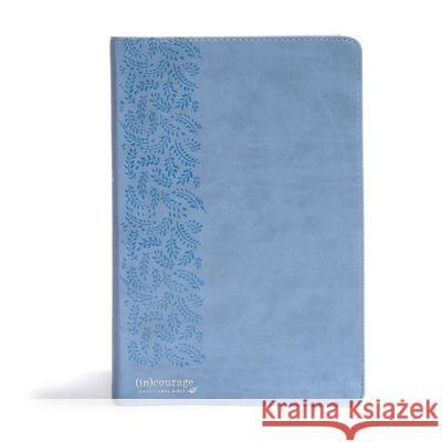 CSB (In)Courage Devotional Bible, Blue Leathertouch Indexed Csb Bibles by Holman 9781535924962 Holman Bibles