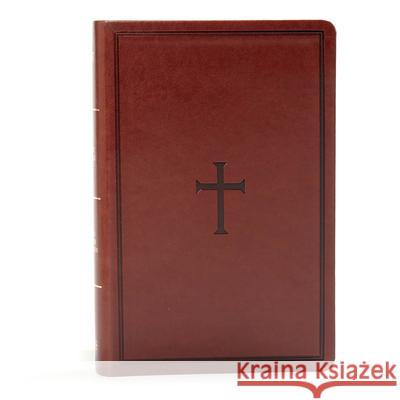 KJV Large Print Personal Size Reference Bible, Brown Leathertouch Indexed Holman Bible Staff 9781535935623