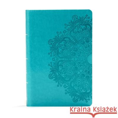 KJV Large Print Personal Size Reference Bible, Teal Leathertouch Holman Bible Staff 9781535935678