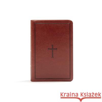 KJV Large Print Compact Reference Bible, Brown Leathertouch Holman Bible Staff 9781535935722