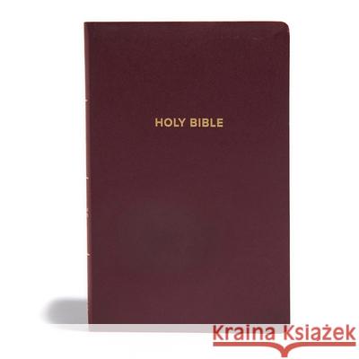 CSB Gift & Award Bible, Burgundy Csb Bibles by Holman 9781535941495 Holman Bibles