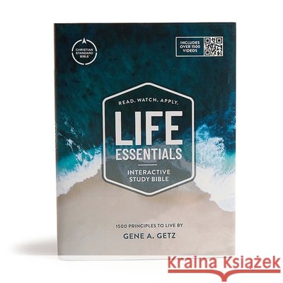 CSB Life Essentials Study Bible, Hardcover W/Jacket Gene A. Getz Holman Bible Staff 9781535949620
