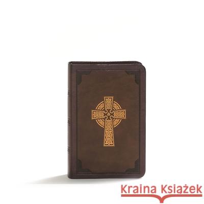 KJV Large Print Compact Reference Bible, Celtic Cross Brown Leathertouch Holman Bible Publishers 9781535956802 Holman Bibles