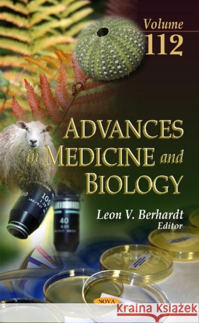 Advances in Medicine & Biology: Volume 112 Leon V Berhardt 9781536106251