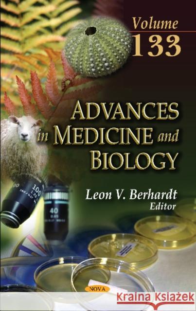 Advances in Medicine and Biology: Volume 133 Leon V. Berhardt 9781536140750 Nova Science Publishers Inc