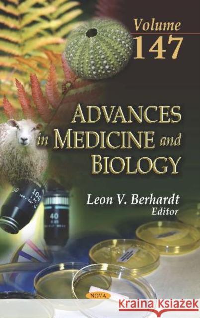 Advances in Medicine and Biology. Volume 147    9781536160628 Nova Science Publishers Inc