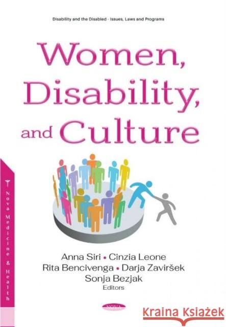 Women, Disability, and Culture Anna Siri   9781536182187 Nova Science Publishers Inc