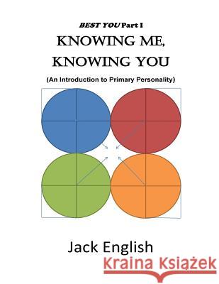 Knowing Me, Knowing You: An Introduction to Primary Personality Jack English 9781536978971
