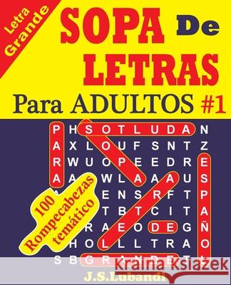 SOPA De LETRAS Para ADULTOS Jaja Media 9781537153865 Createspace Independent Publishing Platform