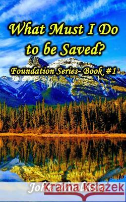 What Must I Do to be Saved?: Foundation Series- Book #1 Woolston, John 9781537163017 Createspace Independent Publishing Platform