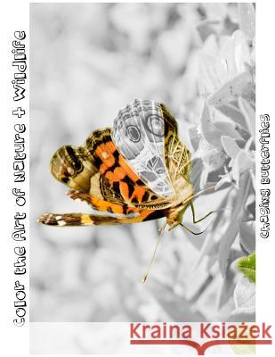 Chasing Butterflies: Color the Art of Nature + Wildlife Tiffany Photography 9781537207964 Createspace Independent Publishing Platform