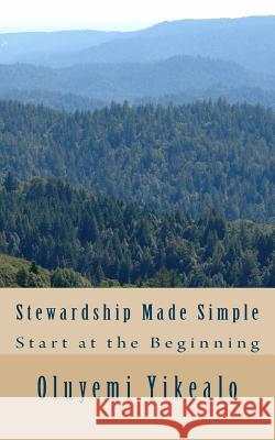 Stewardship Made Simple: Start at the Beginning Oluyemi Yikealo 9781537282886 Createspace Independent Publishing Platform