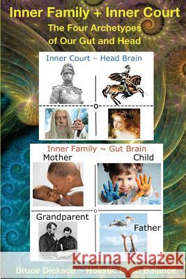 Inner Family + Inner Court The Four Archetypes of Our Gut and Head Dickson, Bruce 9781537611686 Createspace Independent Publishing Platform