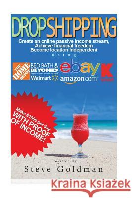 Dropshipping: Six Figure Dropshipping Blueprint: How to Make $1000 per Day Selling on eBay Without Inventory Goldman, Steve 9781537616971 Createspace Independent Publishing Platform